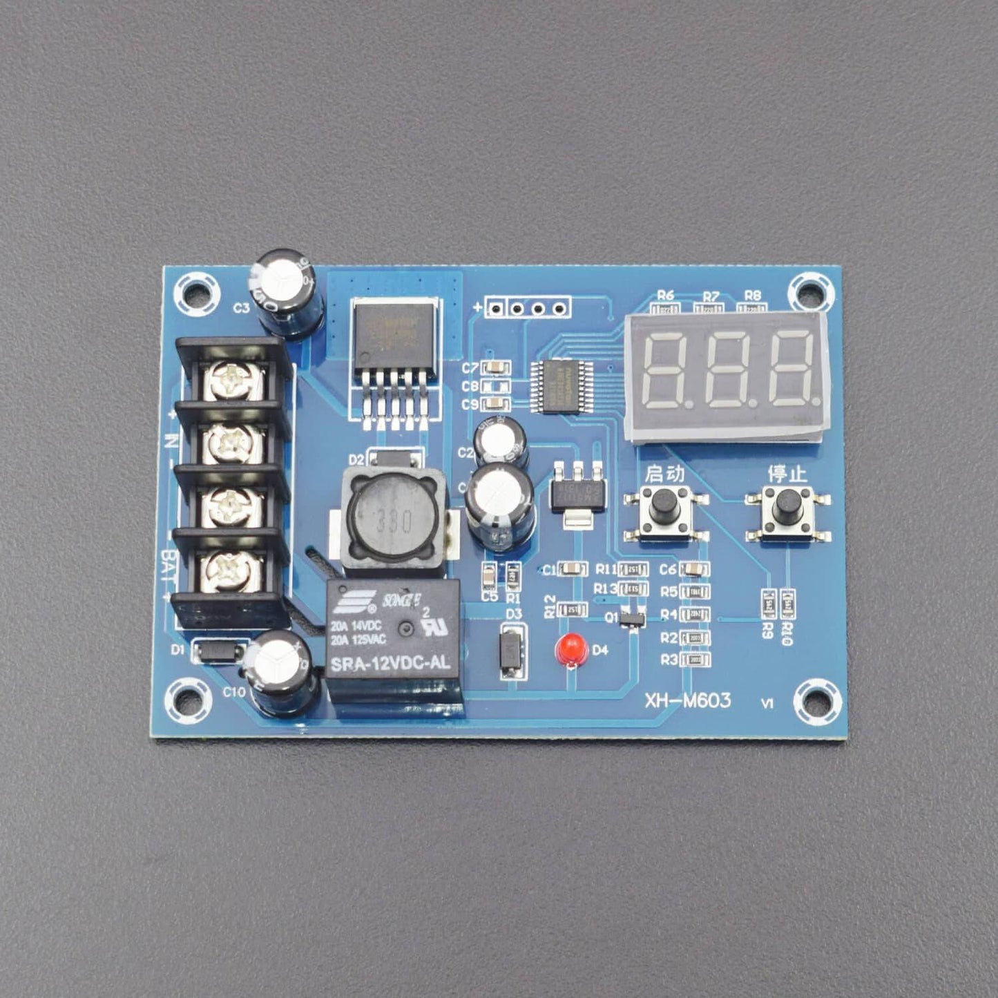 Programmable Lead Acid Lipo Battery Charge Controller Switch DC 10V-30V - RS1810 - REES52
