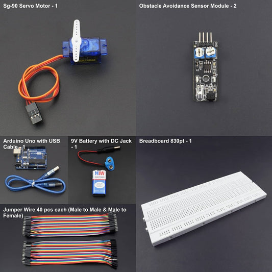 Move Robotic Head using Obstacle avoiding Module - KT595 - REES52