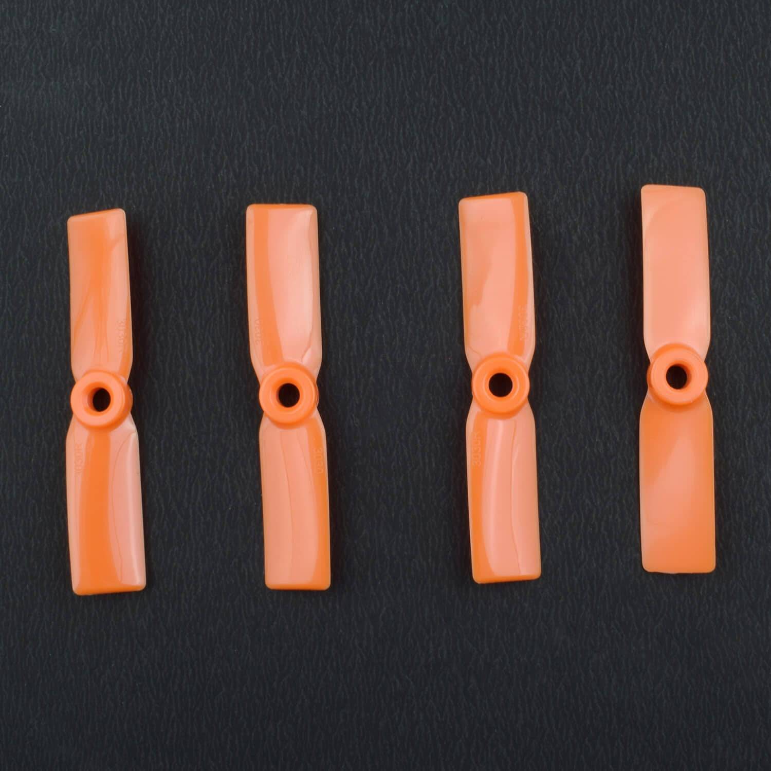 3030 Bullnose ABS Propeller for MINI FPV QAV 130-180 Quadcopter Orange-QR025 - REES52