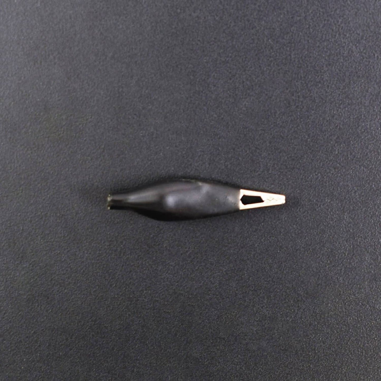 Metal Alligator Clip Crocodile Electrical Clamp for Testing Probe Meter 45MM Black Plastic Boot-RS1127 - REES52