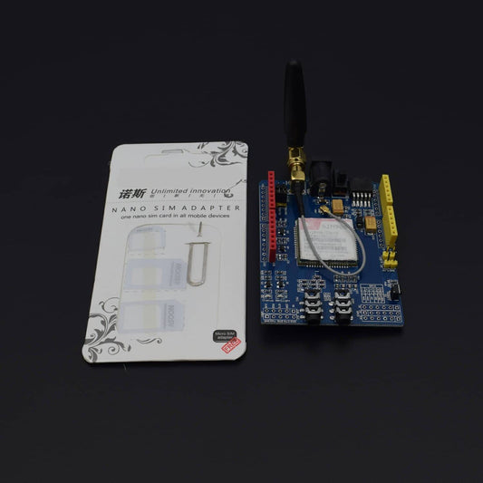 SIM900 GPRS/GSM Shield Development Board Quad-Band Module GPRS Shield Module - RK070 - REES52