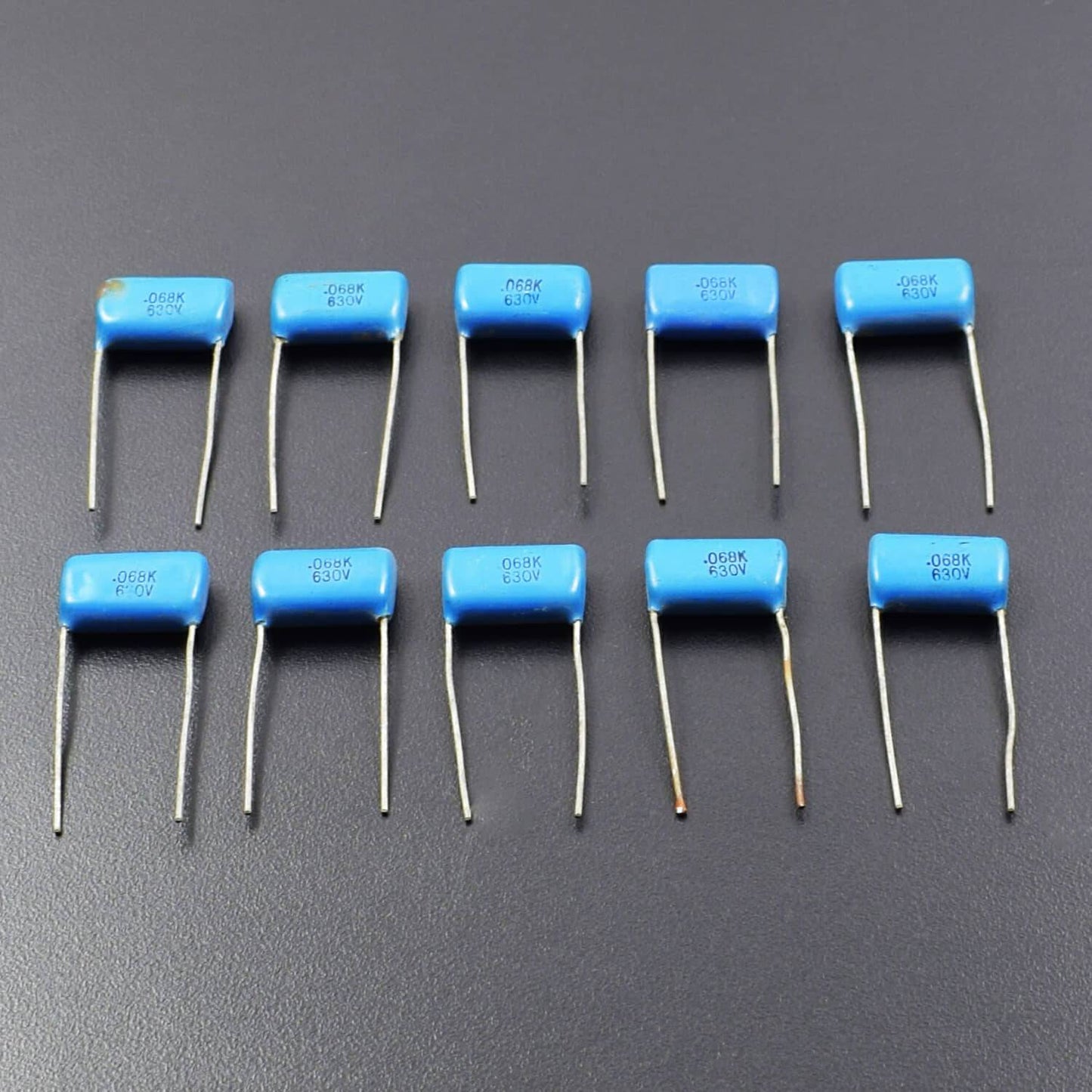 630V .068 µF. Radial Film Capacitor - Pack of 5-RS2127 - REES52