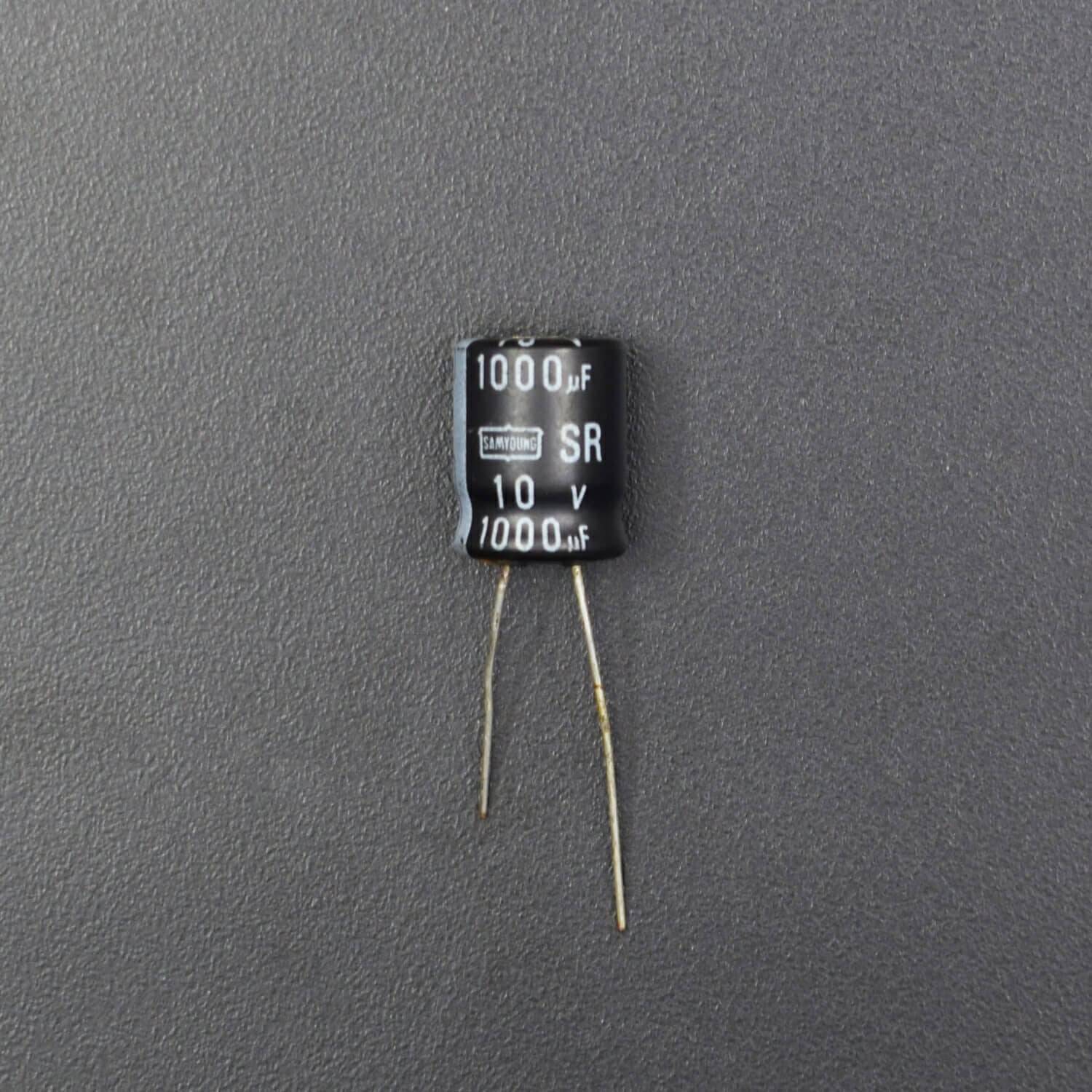 Electrolytic Radial E 1000uF/10V 10x12.5 RM5 105°C-RS2018 - REES52