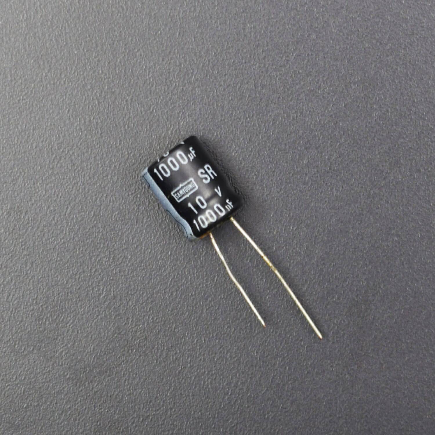 Electrolytic Radial E 1000uF/10V 10x12.5 RM5 105°C-RS2018 - REES52