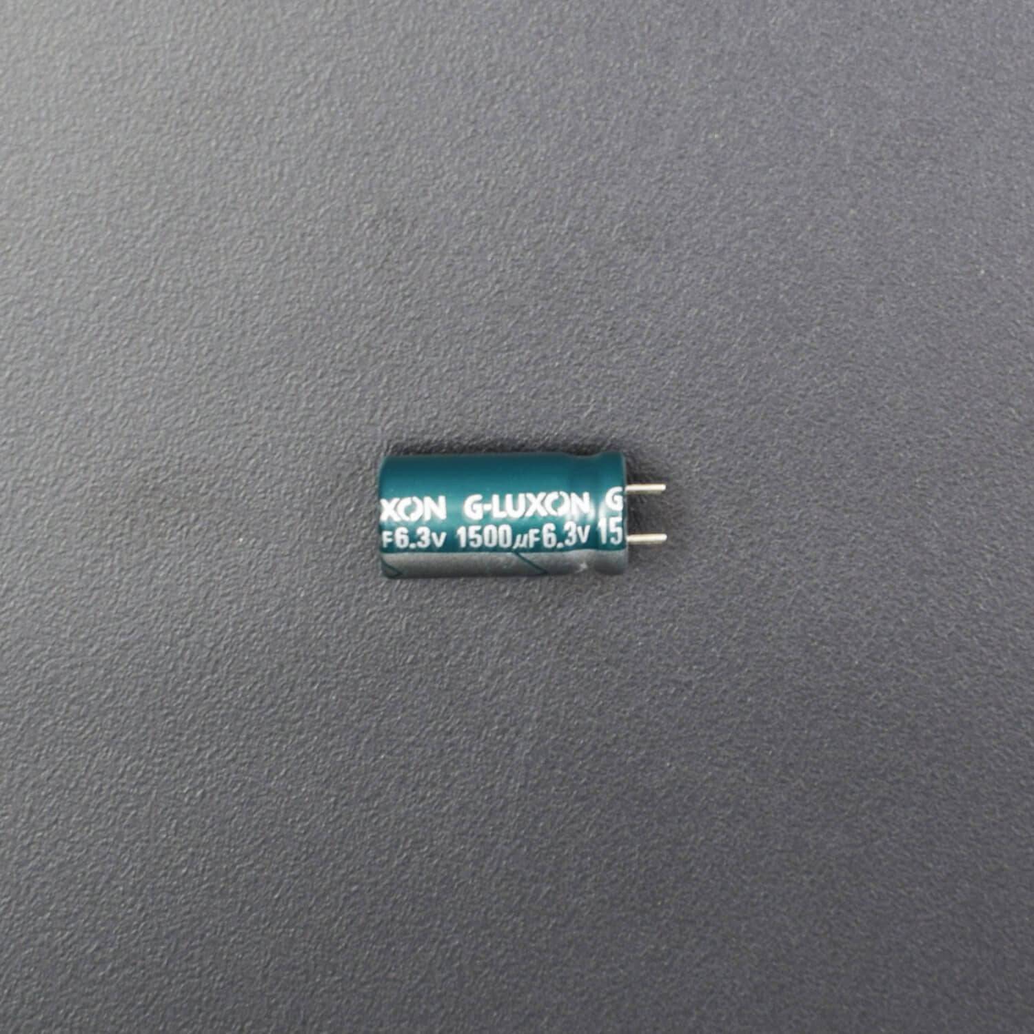 1500uF/6.3V Radial Electrolytic Capacitor - Pack Of 5 -RS2014 - REES52