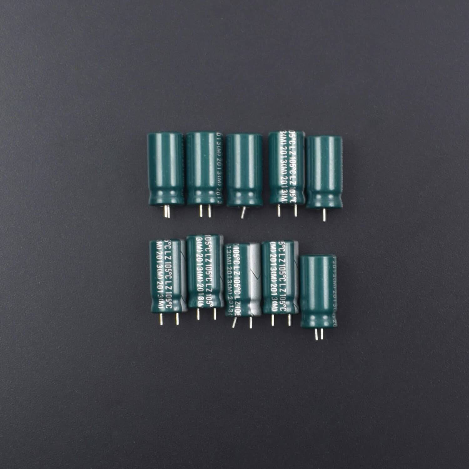 1500uF/6.3V Radial Electrolytic Capacitor - Pack Of 5 -RS2014 - REES52