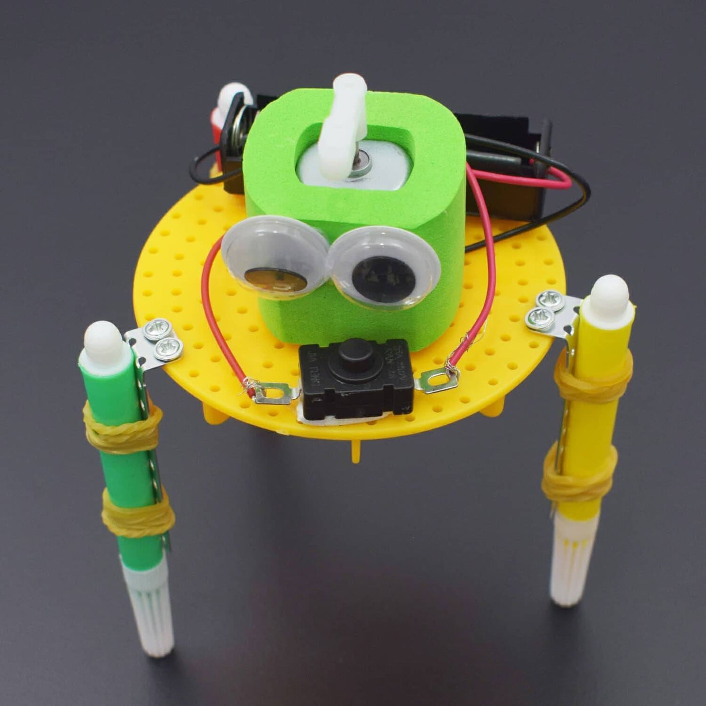 Funny DIY Doodle Robot Technology Small Inventions Educational Toys Kids Toy Kit - RS1479 - REES52