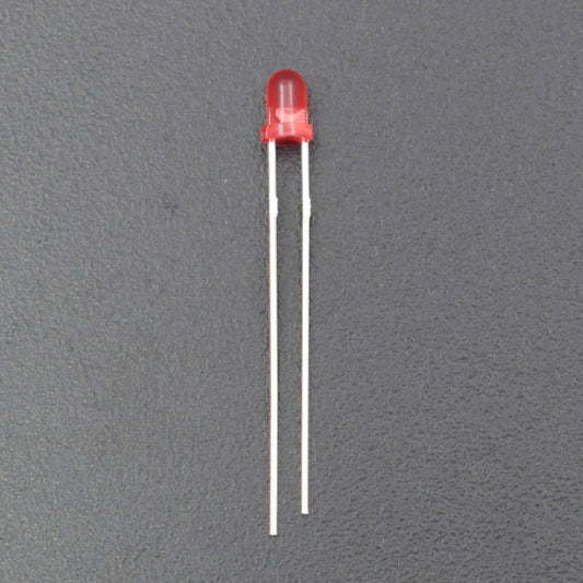 3mm Red Diffused Super Bright LED Diode - RS1269 - REES52