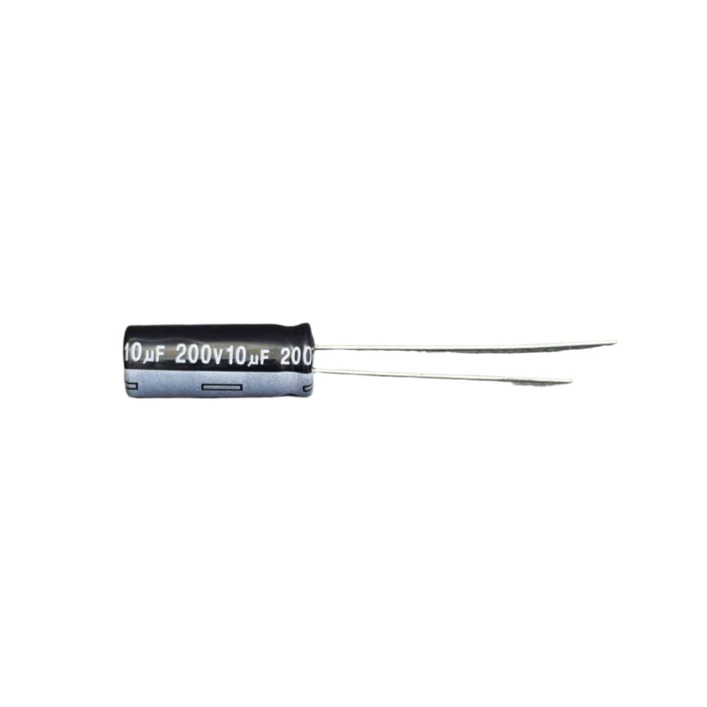 10uF 200V Radial Electrolytic Capacitor-Pack of 5 - RS2029 - REES52