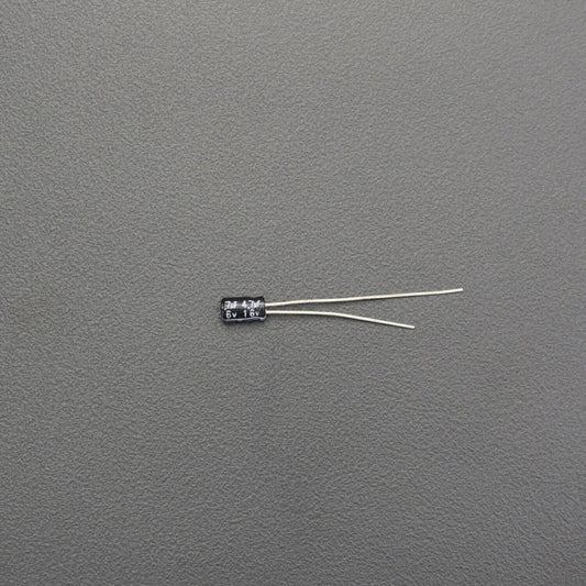 4.7uF 16v NP Radial Electrolytic Capacitor Non-Polarised-Pack of 5 - RS2027 - REES52