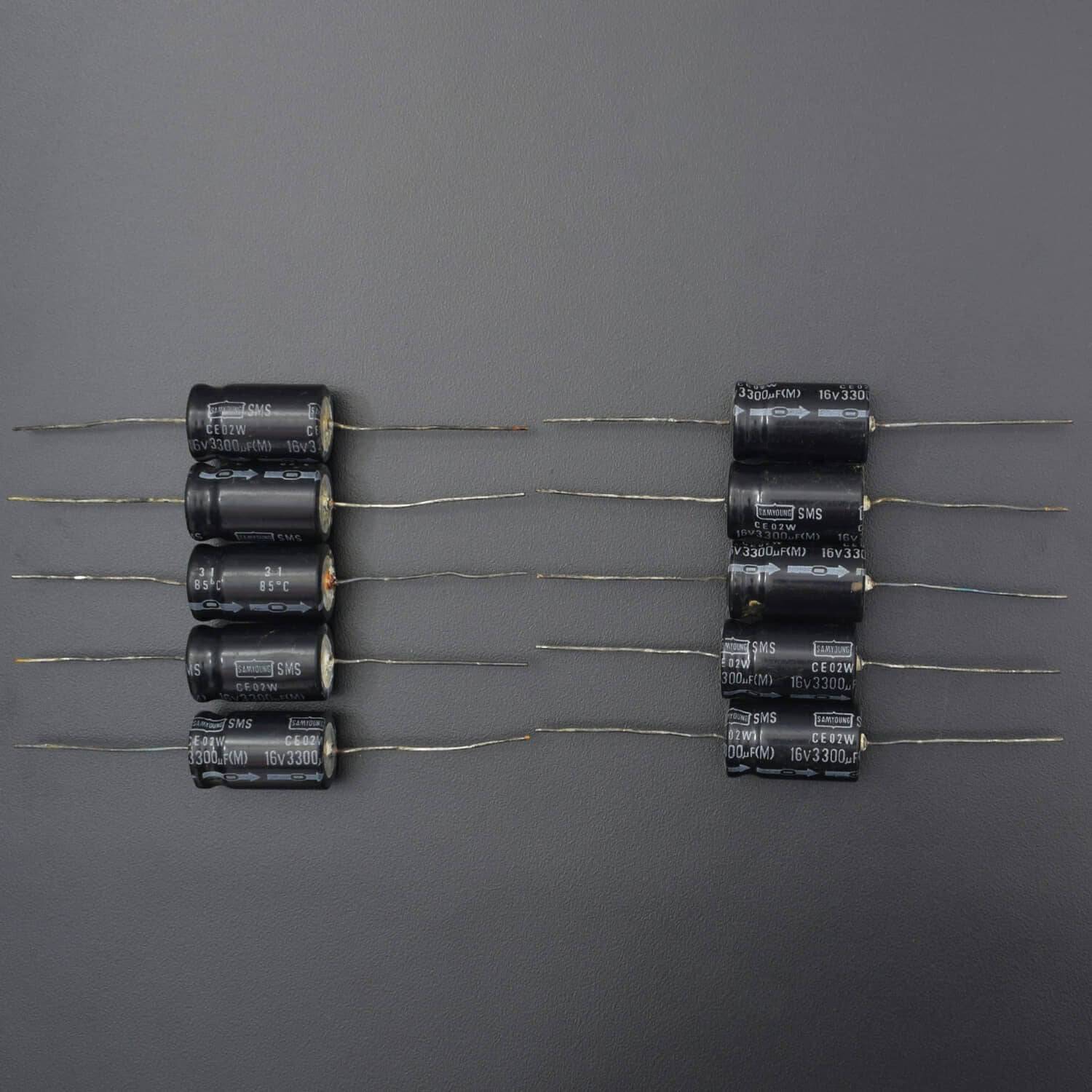 Electrolytic Radial E 3300uF/16V 13x26 RM5 85°C - Pack of 5 - RS2008 - REES52