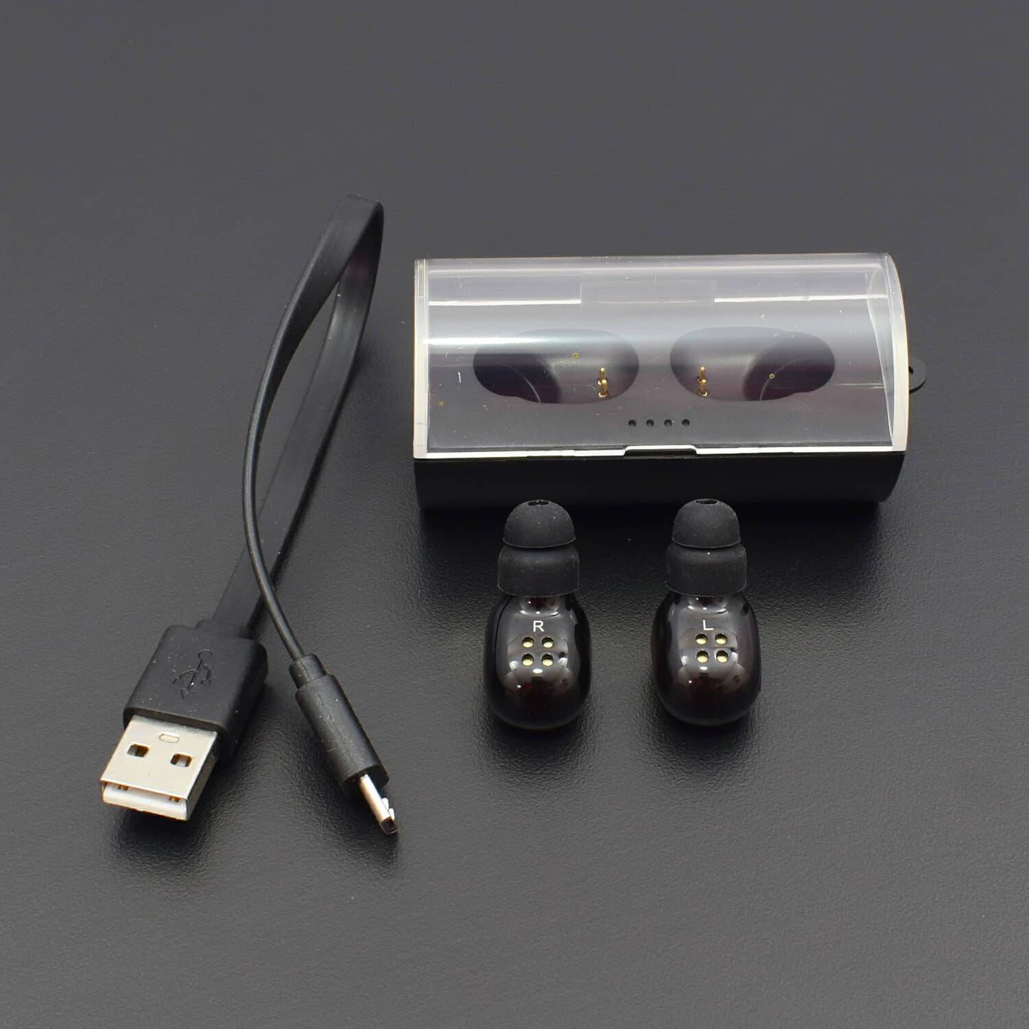 Wireless in Ear Stereo Bluetooth V4.2 Headphones with with Charging Case for Android and iOS Devices - RS573 - REES52