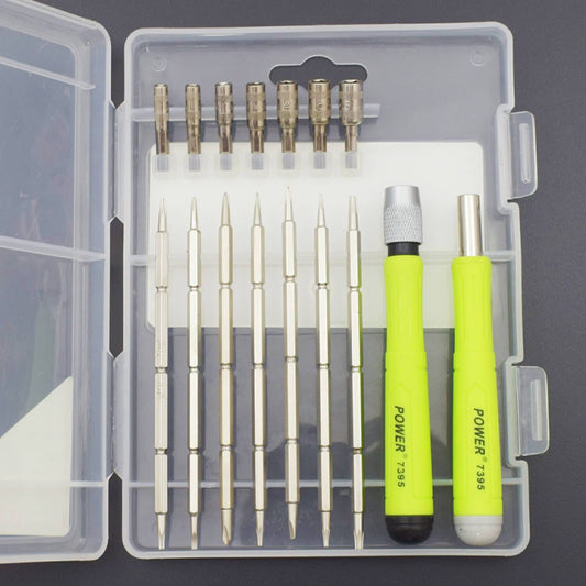 7395A Professional Magnetic Design Screwdriver Set, 16 in 1 Multifunctional Repair Tool for Computer Tool Kit -RS1675 - REES52