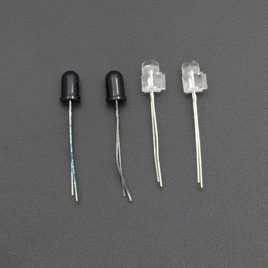 5mm 940nm LEDs Infrared Emitter and IR Receiver Diode for Arduino - RS755 - REES52