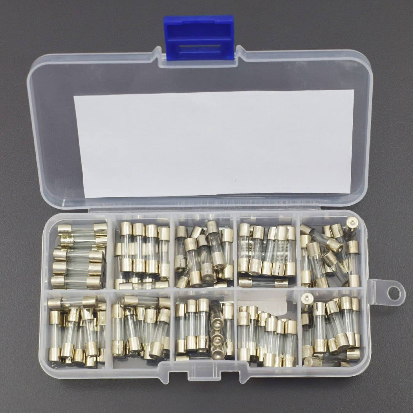 50pcs 5 x 20mm Fast Quick Blow Glass Tube Fuse with Box Assorted Kit - RS1473 - REES52