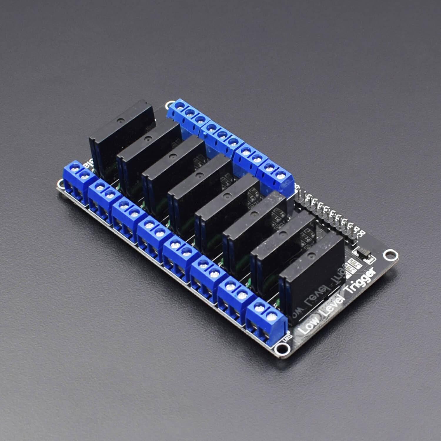 8-Channel 5V Solid State Relay Module Board for Arduino Uno Duemilanove MEGA2560 MEGA1280 ARM DSP PIC - NA170 - REES52