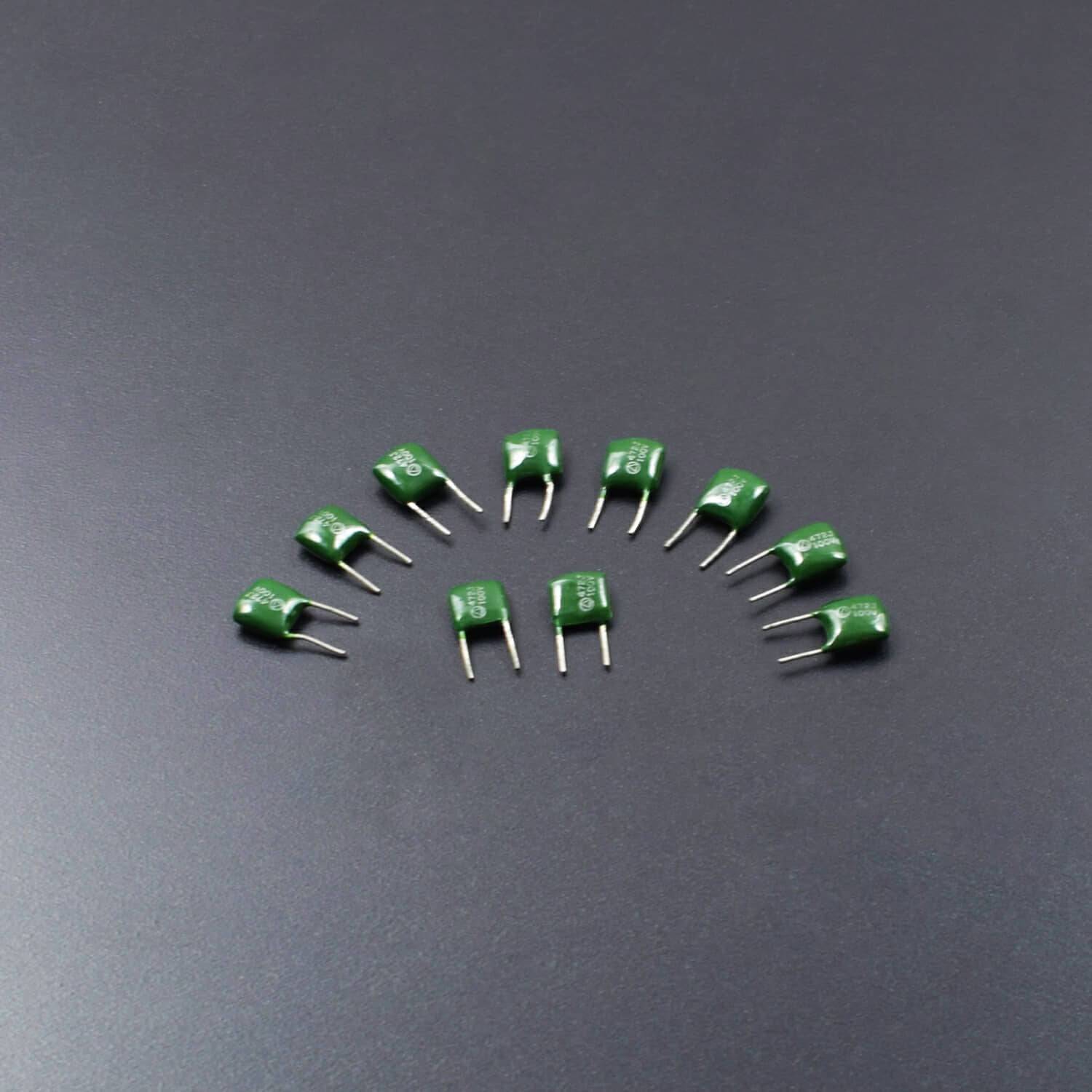 Plastic Film Capacitor 472J 4700pF 100V ±5% - Pack of 5 - RS2108 - REES52