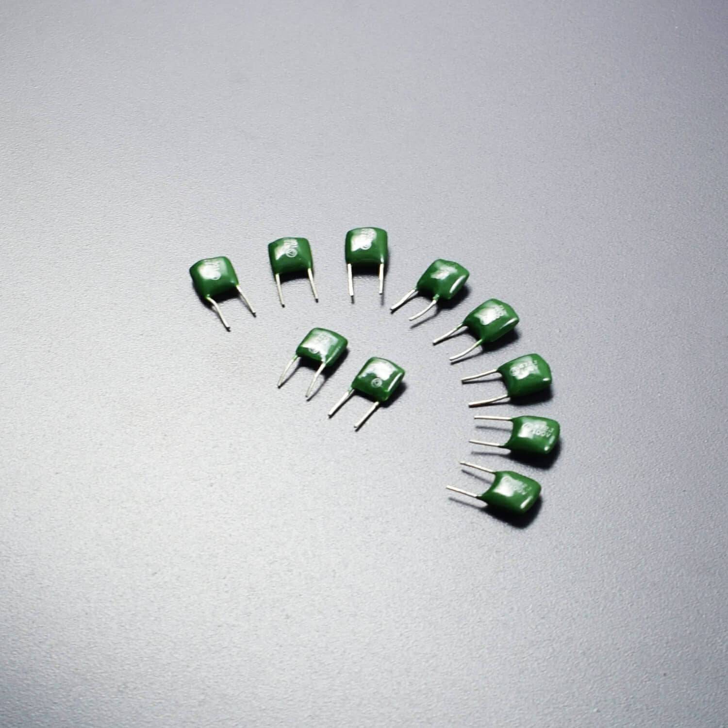 Plastic Film Capacitor 472J 4700pF 100V ±5% - Pack of 5 - RS2108 - REES52