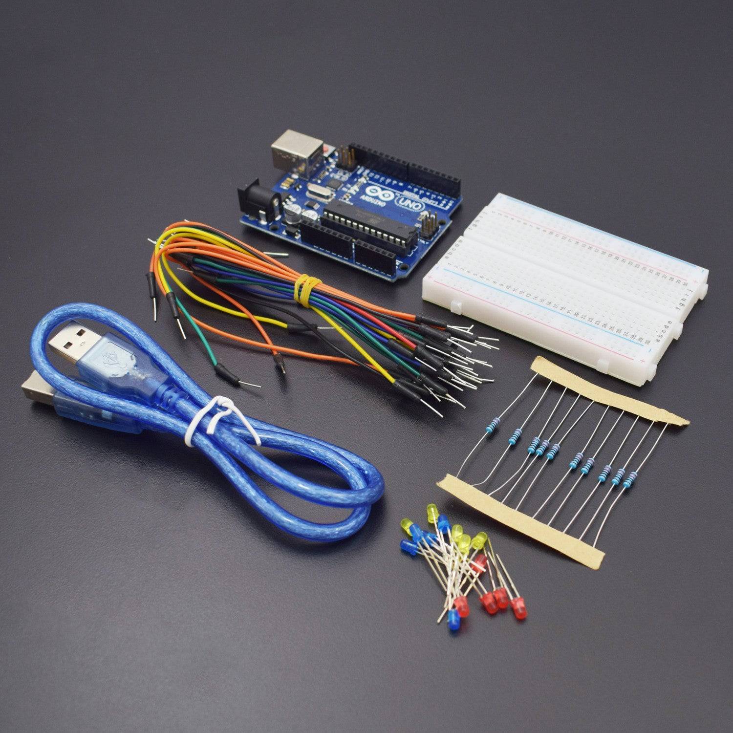 Basic Starter Kit Arduino compatible Processing and C Code