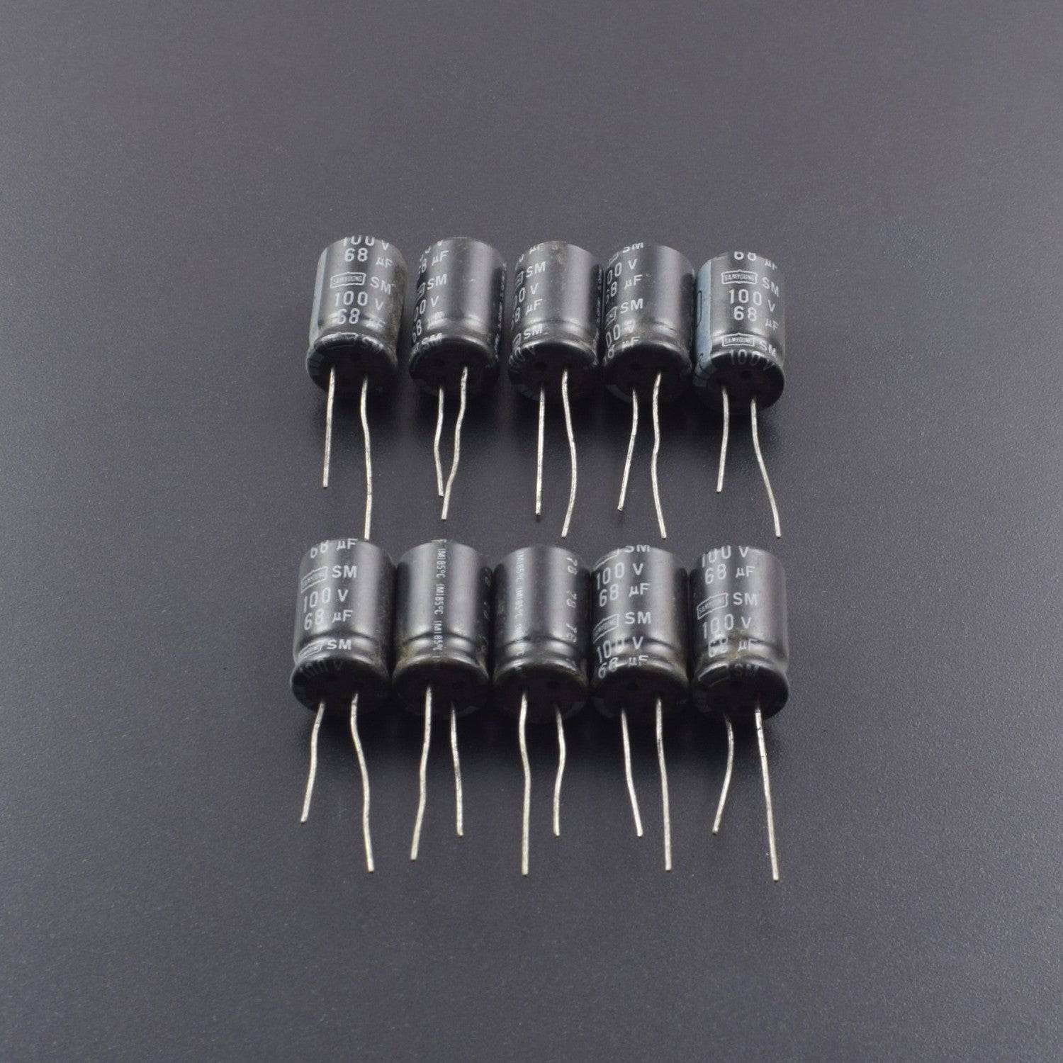 63uF 100V DC Aluminium Electrolytic Capacitor (5 pcs ) - RS2040 - REES52