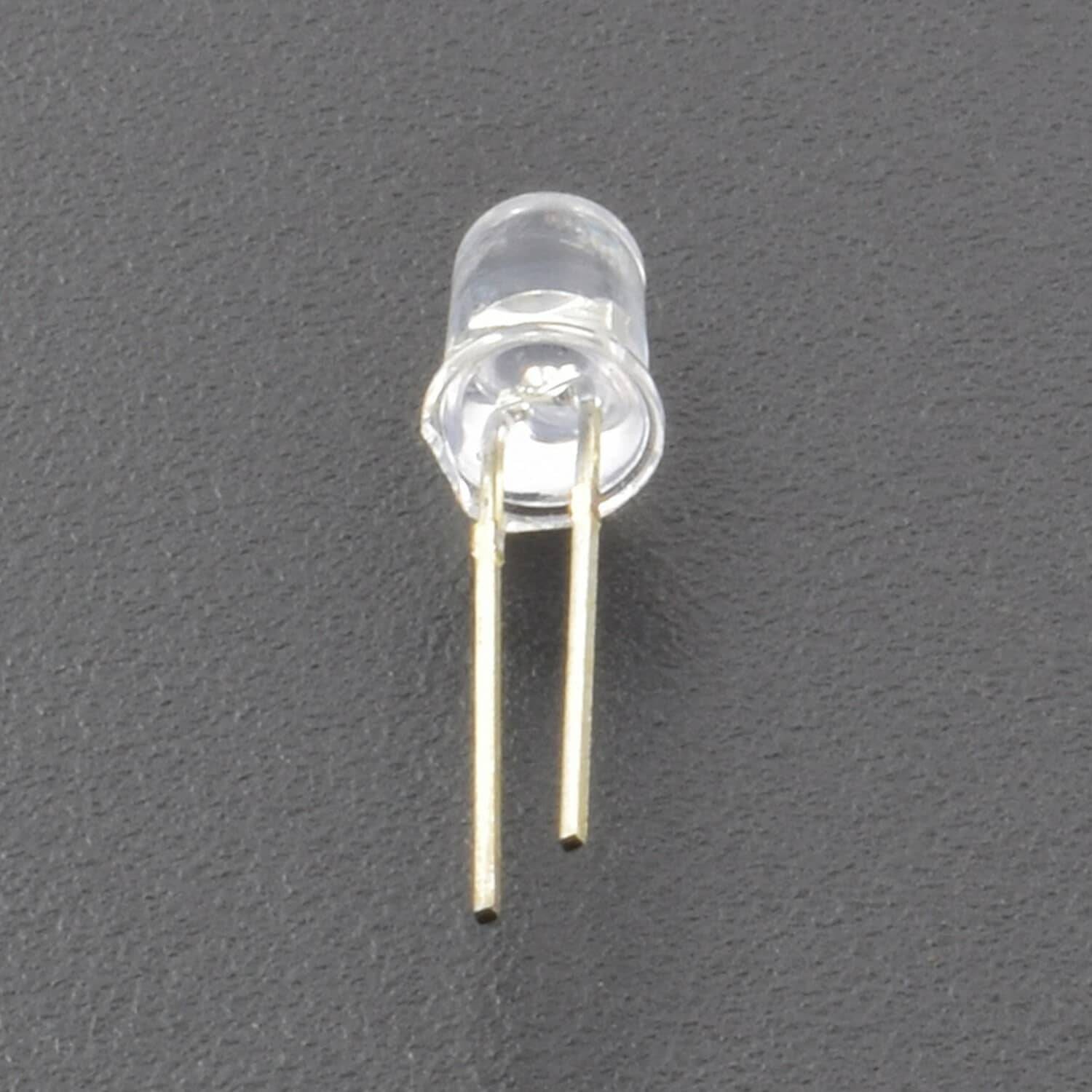 5mm LED Light Emitting Diode Highlight Yellow Transparent Body (100 Pcs ) - RS1177 - REES52