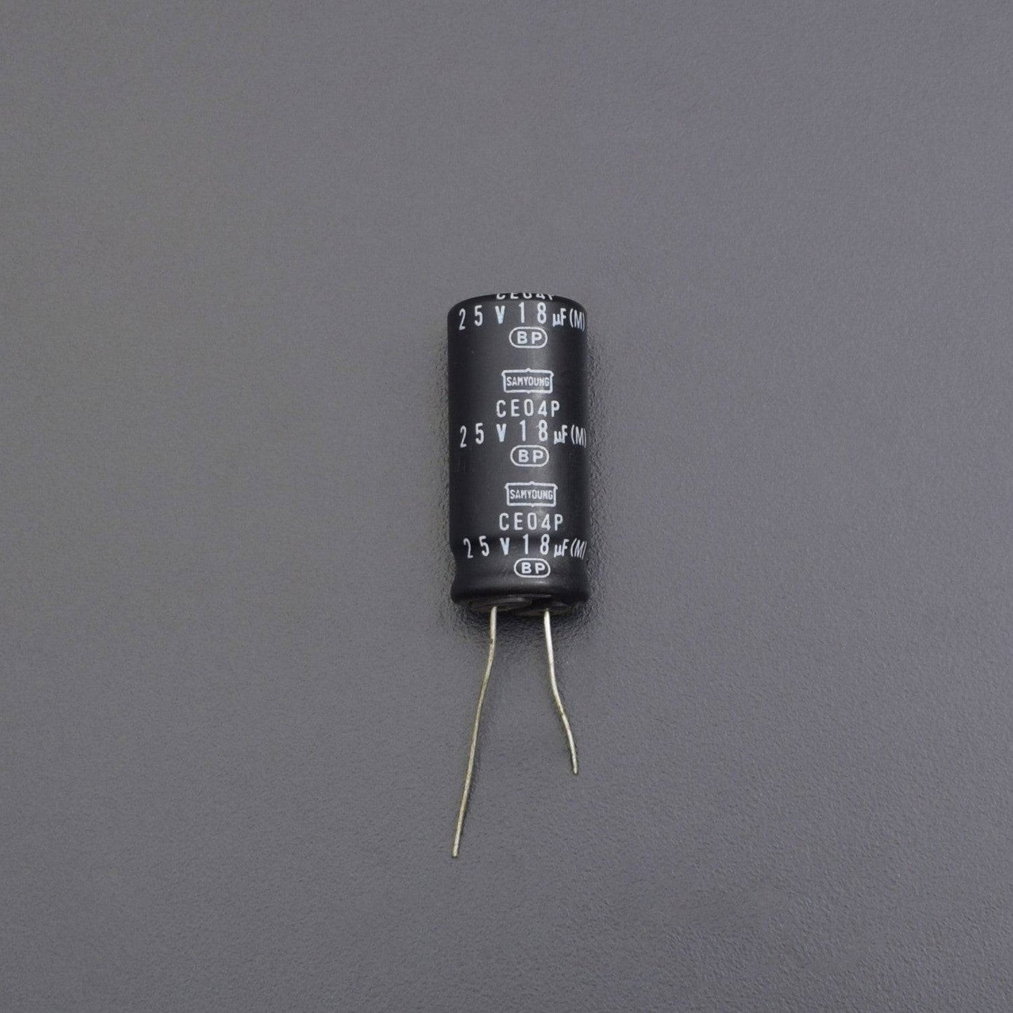 18uF 25V Radial Electrolytic Capacitor, 105°C - Pack Of 5 - RS2087 - REES52