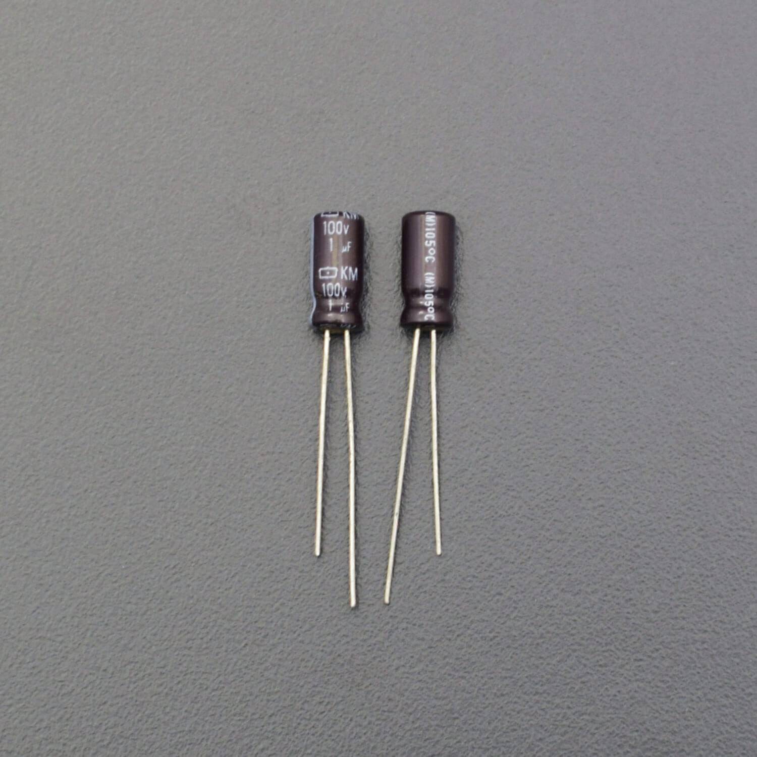 Electrolytic Radial Capacitor 1uF 100V - RS2111 - REES52