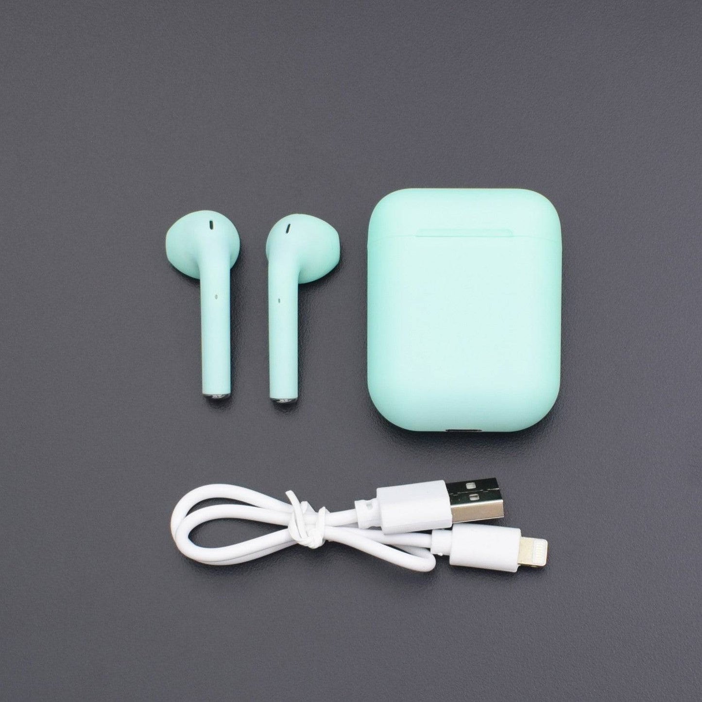 i12 TWS Wireless Earphone Bluetooth 5.0 Touch Earbuds Headset with Charger Box - Blue- RS2177 - REES52