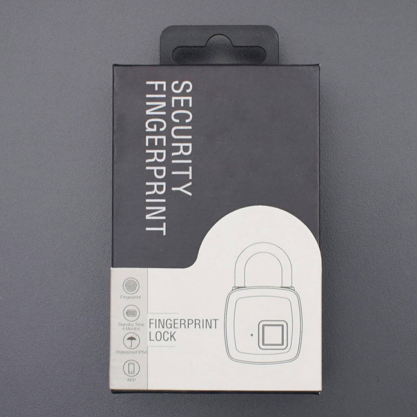 P3+ Smart Fingerprint Bluetooth Anti-theft Security Rechargeable Door Lock Padlock iOS Android APP Lock - RS2168 - REES52