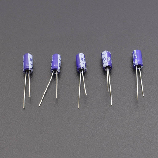 47uF 50V Electrolytic Capacitor 5Pcs - RS748 - REES52