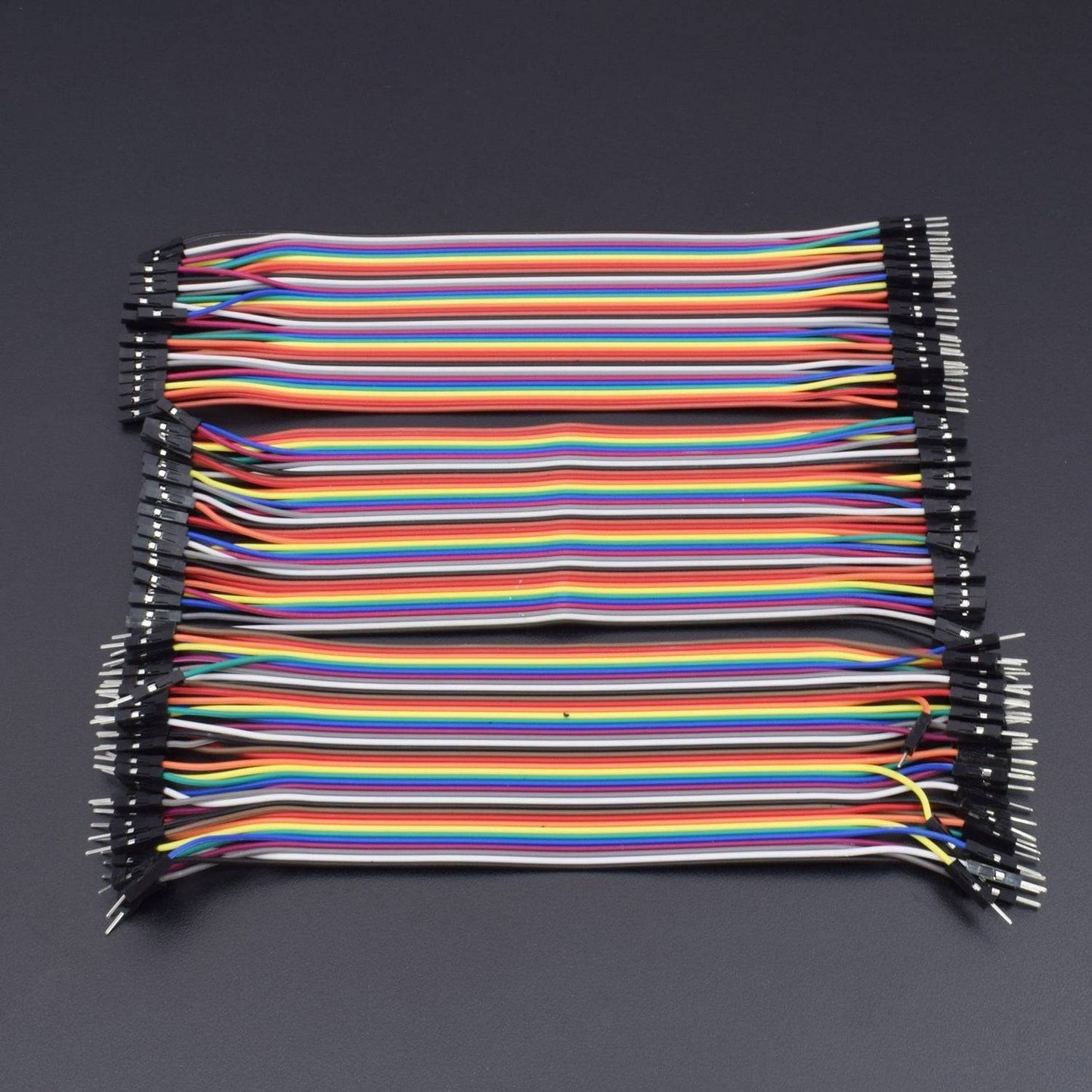 120 Pieces Jumper Wire Set 40 Male to Male + 40 Male to Female + 40 Female to Female Wires - LD996 - REES52