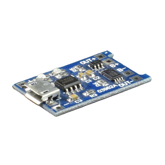 Micro Usb 5V 18650 Lithium Battery 1A Charging Module With TP4056 Protection - RS229 - REES52