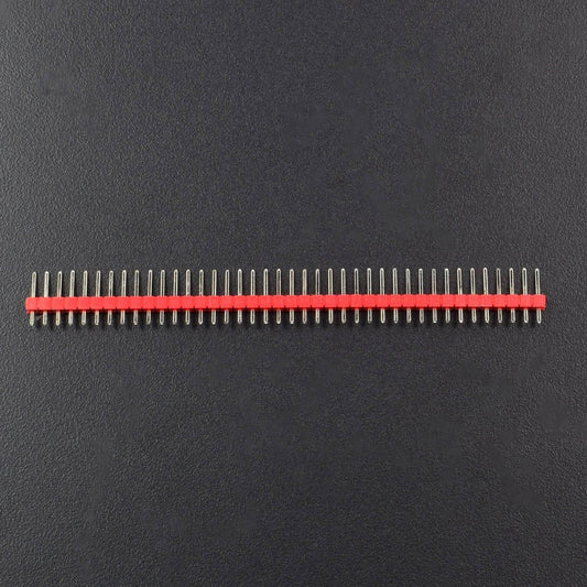 40 Pin Red Male Header With 2.54mm Spacing - RC111 - REES52
