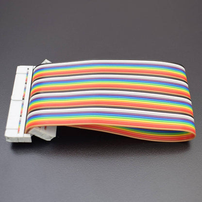 GPIO 40 Pin Colorful Rainbow Female to Female Ribbon Cable For Raspberry Pi 3 Model B and B+ - RP001 - REES52