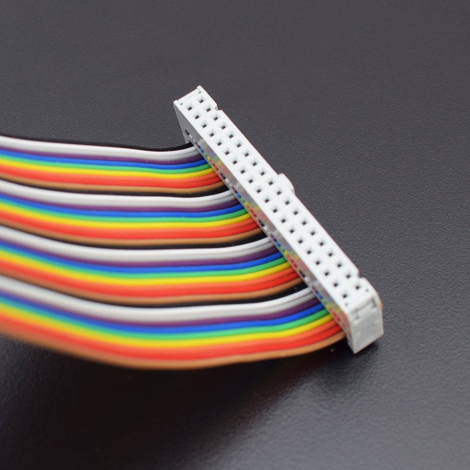GPIO 40 Pin Colorful Rainbow Female to Female Ribbon Cable For Raspberry Pi 3 Model B and B+ - RP001 - REES52