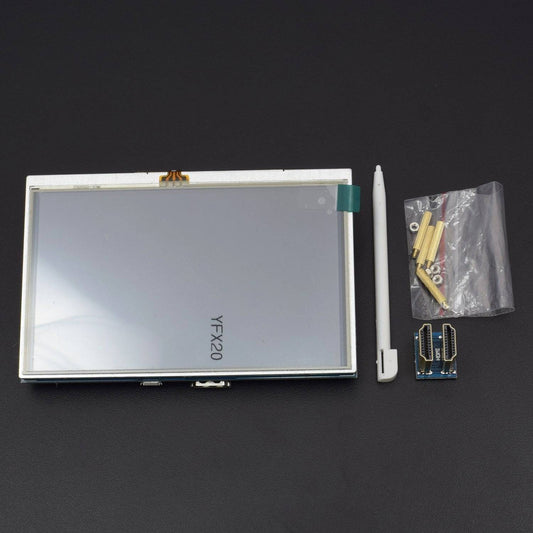 5 inch HD TFT LCD Touch Screen Monitor Display HDMI 800X480 For Raspberry Pi 3, 2 Model B And Raspberry Pi 1 Model B - RS192 - REES52