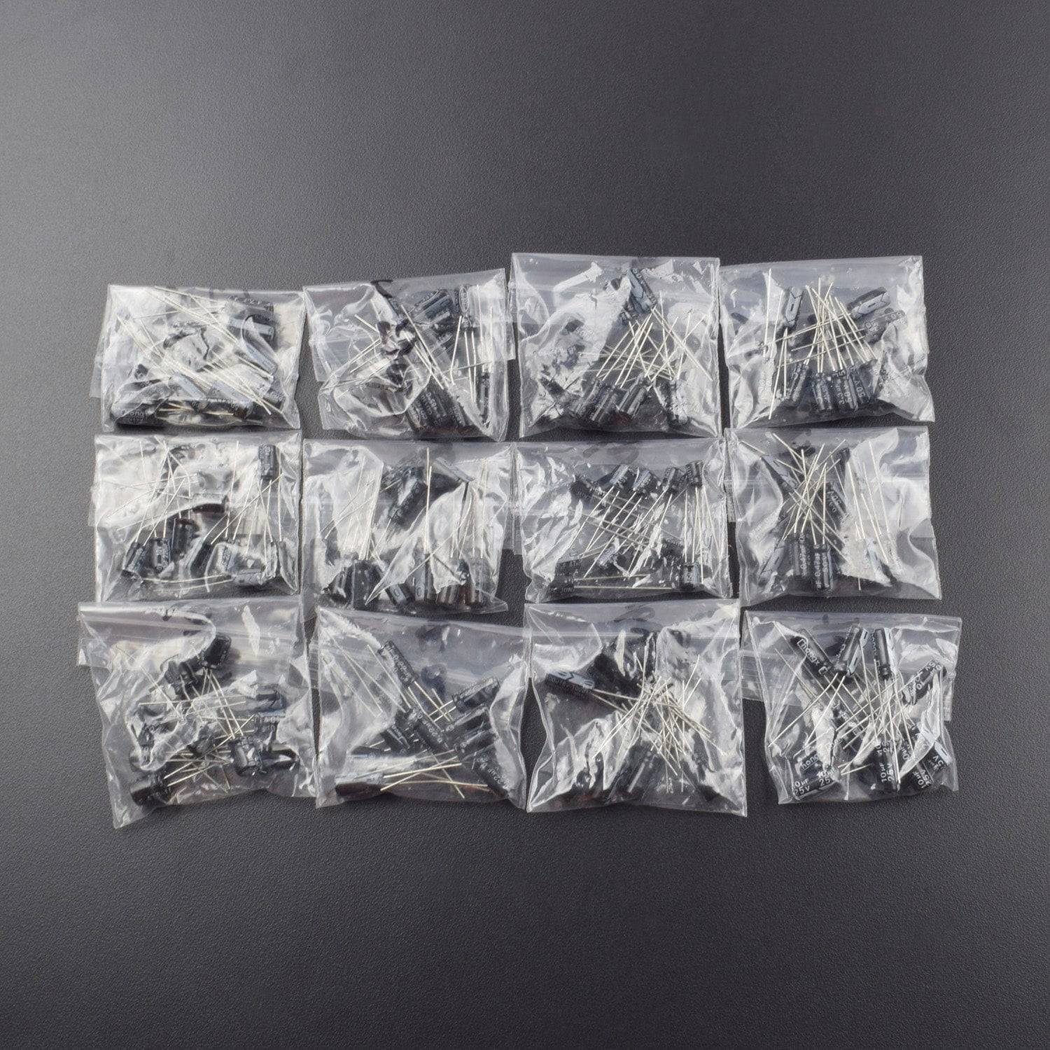 12values 120pcs,0.22UF-470UF Aluminum electrolytic capacitors Kit - AC107 - REES52