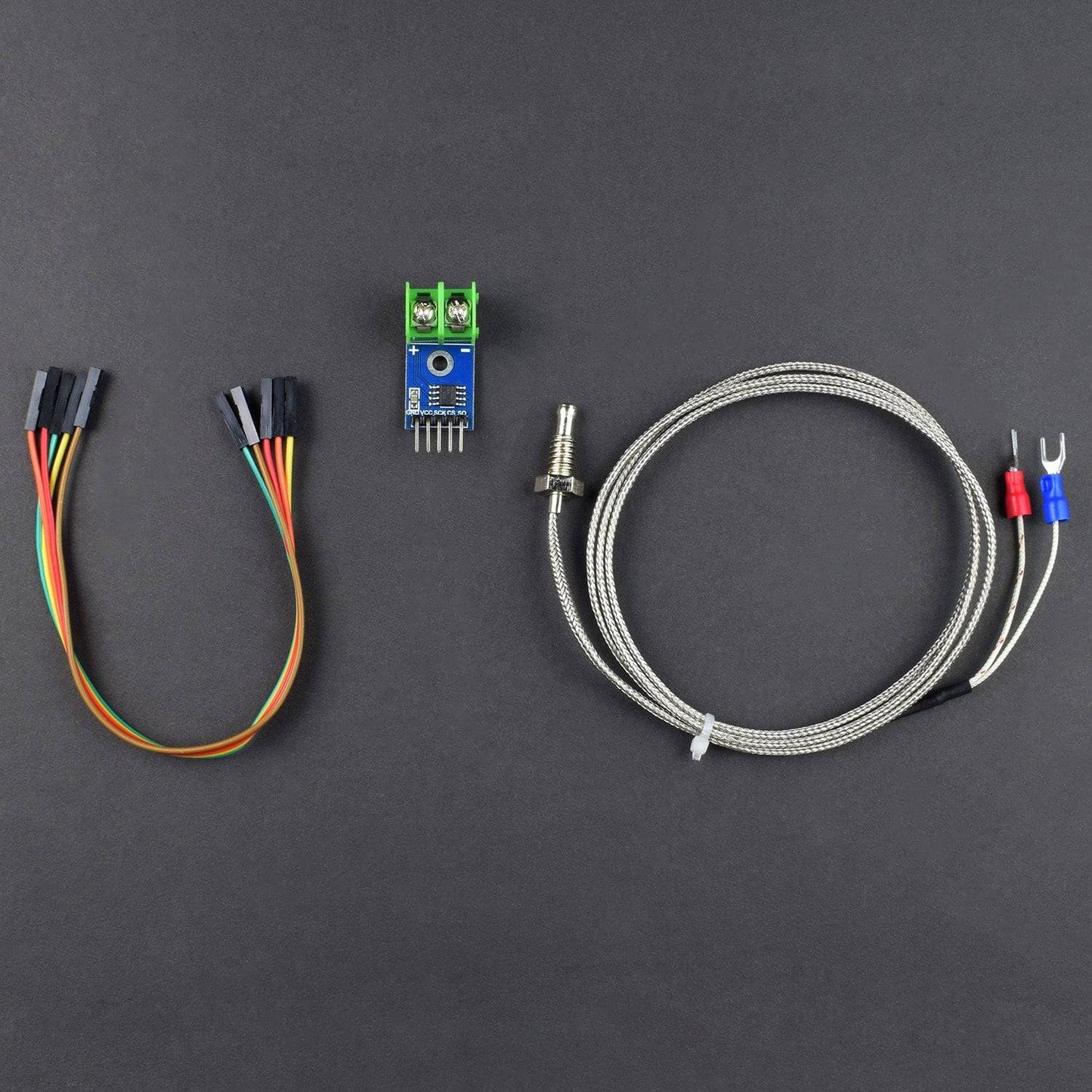 MAX6675 Module + Type K Thermocouple Temperature Sensor 0~1024'C Temperature Testing Range for Arduino Raspberry Pi  - RS070 - REES52