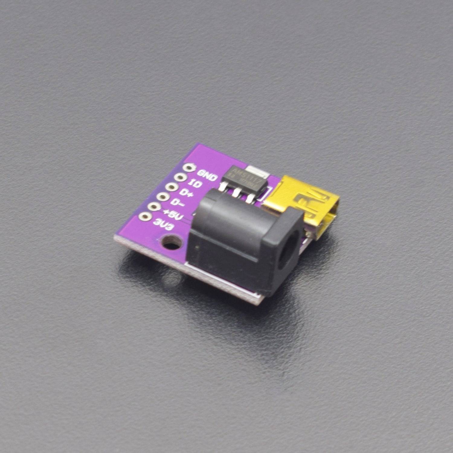 CJMCU- Mini USB 5V/3.3V DC Power Supply Socket Board AMS1117-3.3V - RS1929 - REES52