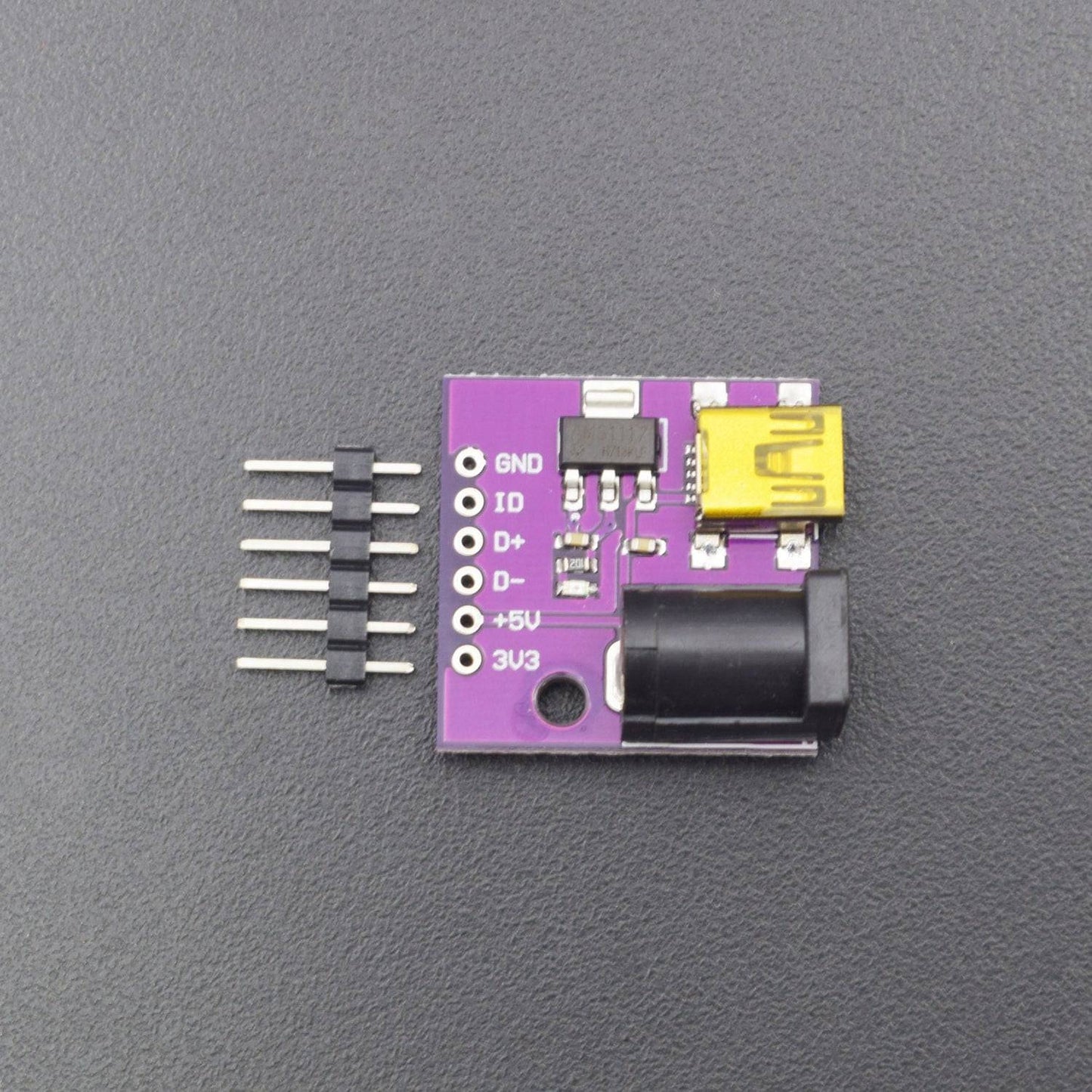 CJMCU- Mini USB 5V/3.3V DC Power Supply Socket Board AMS1117-3.3V - RS1929 - REES52