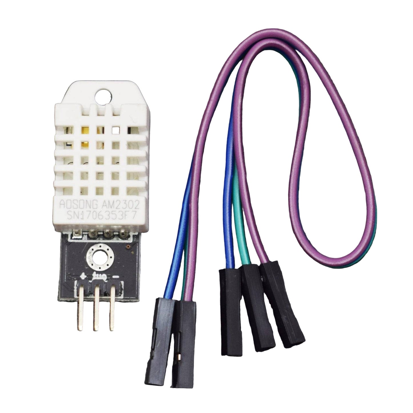 DHT22/AM2302 Digital Temperature And Humidity Sensor Module With Jumper Cables for Arduino - RS435 - REES52
