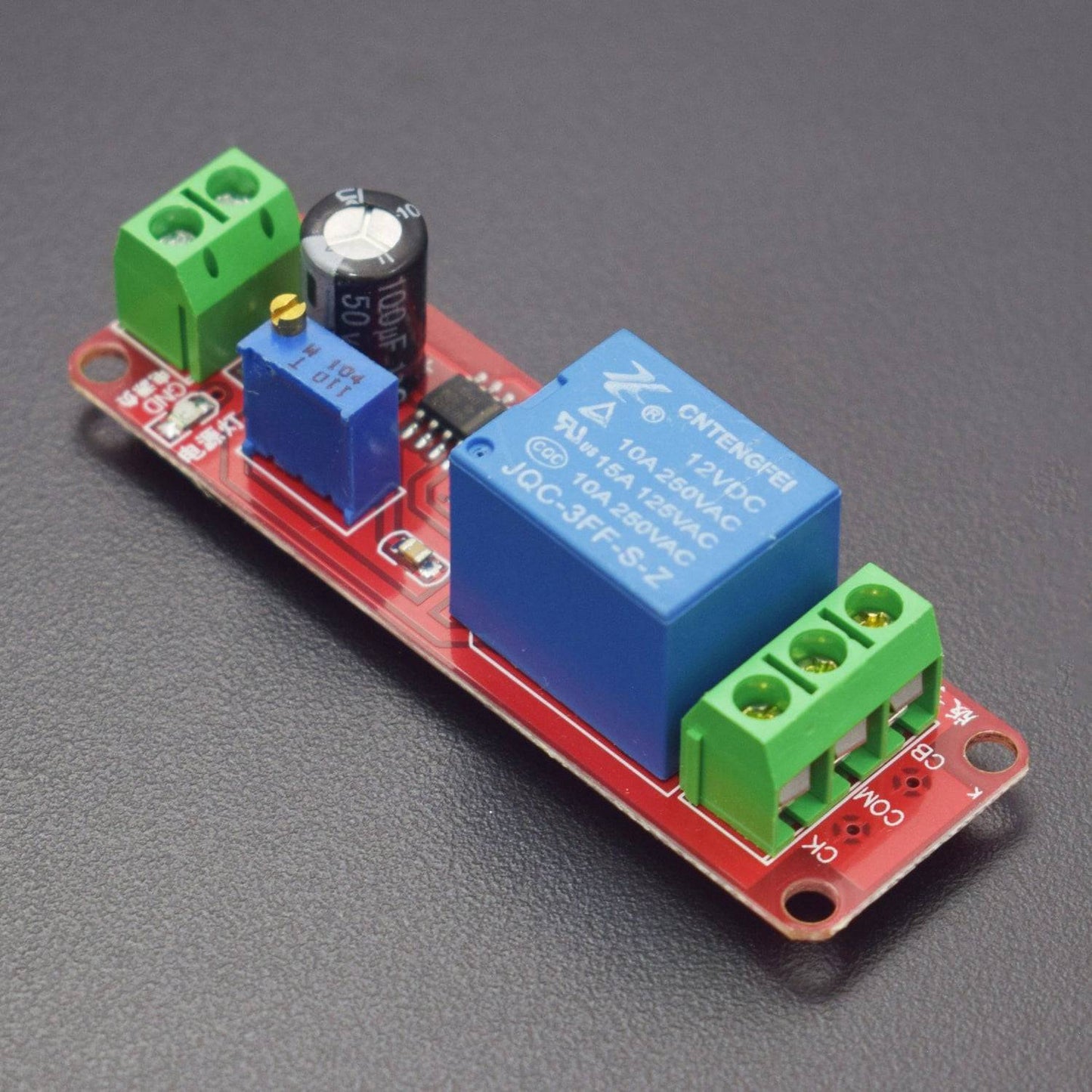 12V Delay Timer Monostable Switch Relay Module NE555 Car Oscillator - NA100 - REES52