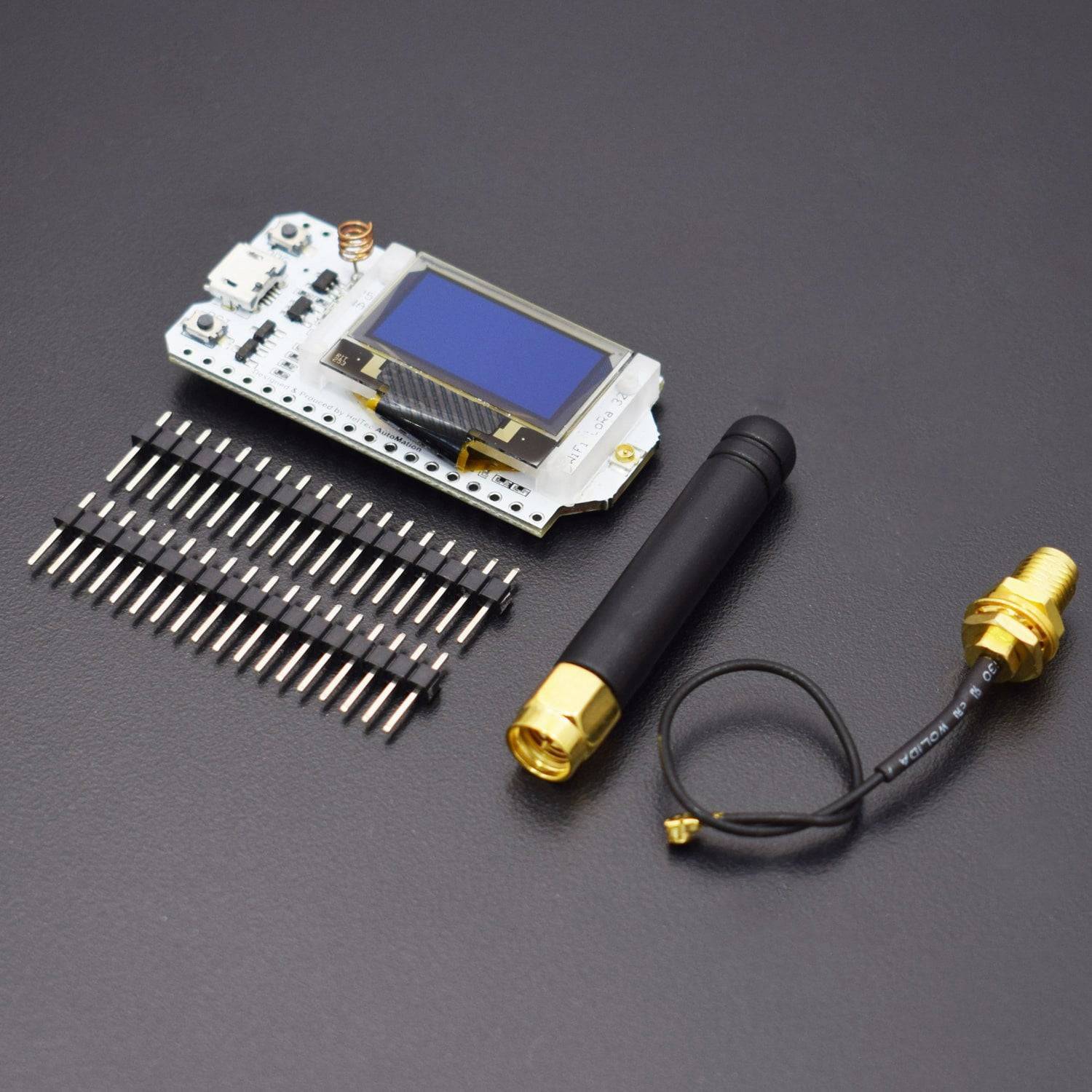 0.96 OLED Display ESP32 ESP-32S WIFI BT Lora Module Board Antenna Transceiver for Arduino - RS1159 - REES52