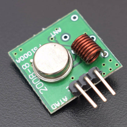 RF 315MHz module RF Transmitter Receiver Module 315MHz Wireless Link Kit + 315MHz Spring Antenna for Arduino - RS346 - REES52