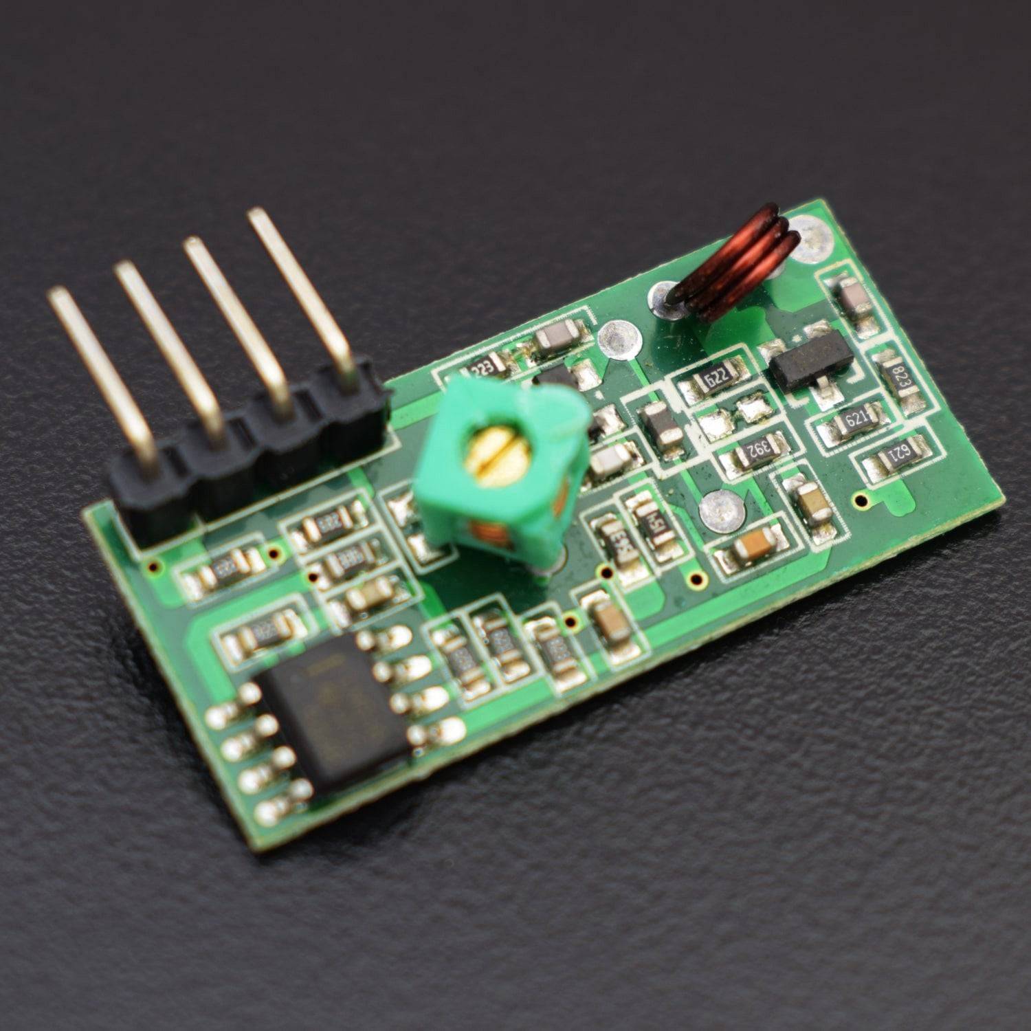 RF 315MHz module RF Transmitter Receiver Module 315MHz Wireless Link Kit + 315MHz Spring Antenna for Arduino - RS346 - REES52