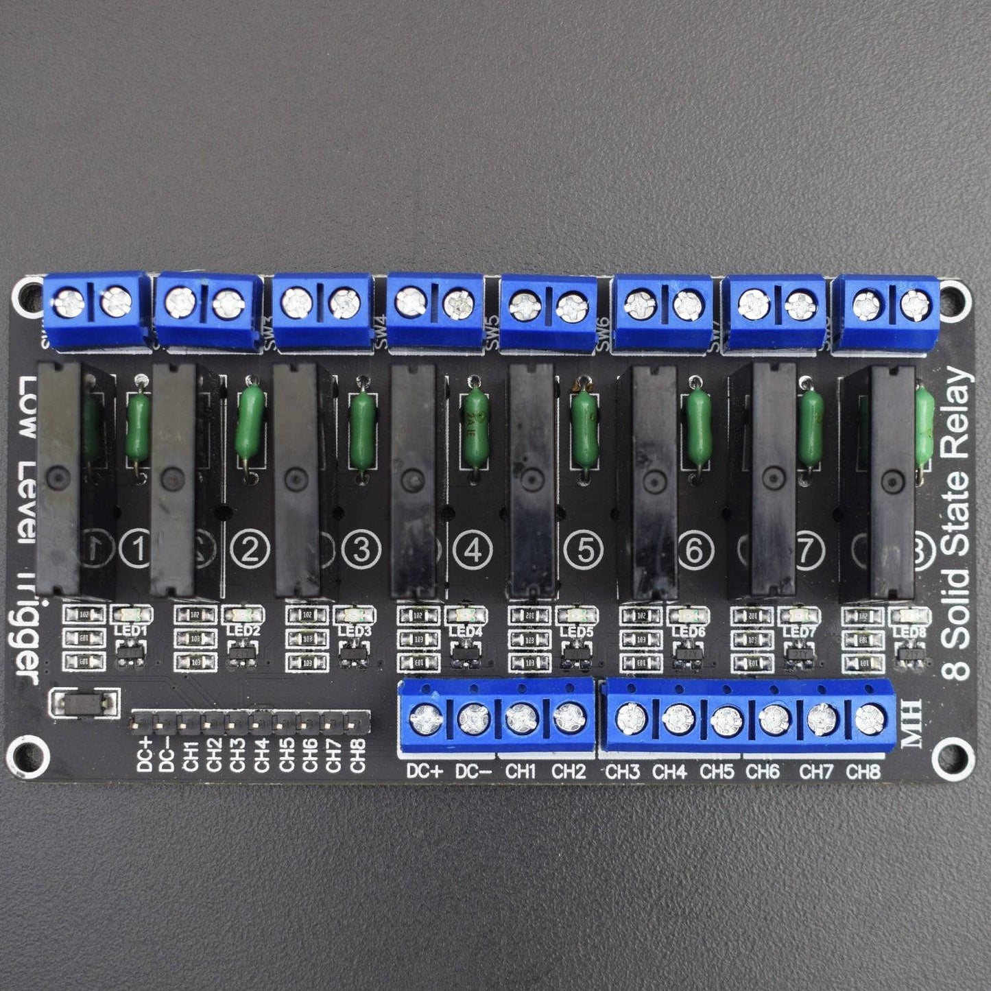 5V 8 Channel Solid State Relay Module 5v Solid State Relay Low Level Trigger Solid State Relay Module - RS2356 - REES52