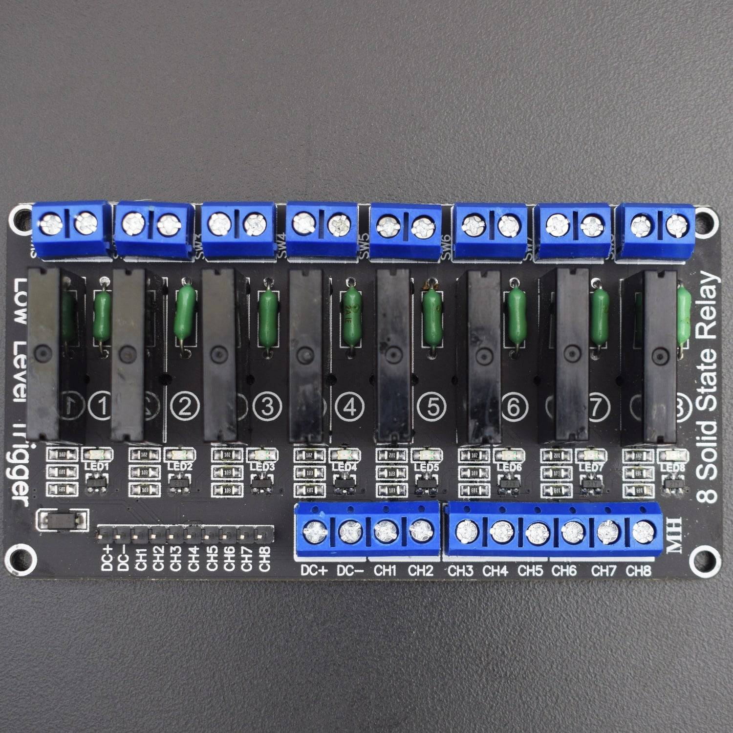 5V 8 Channel Solid State Relay Module 5v Solid State Relay Low Level Trigger Solid State Relay Module - RS2356 - REES52