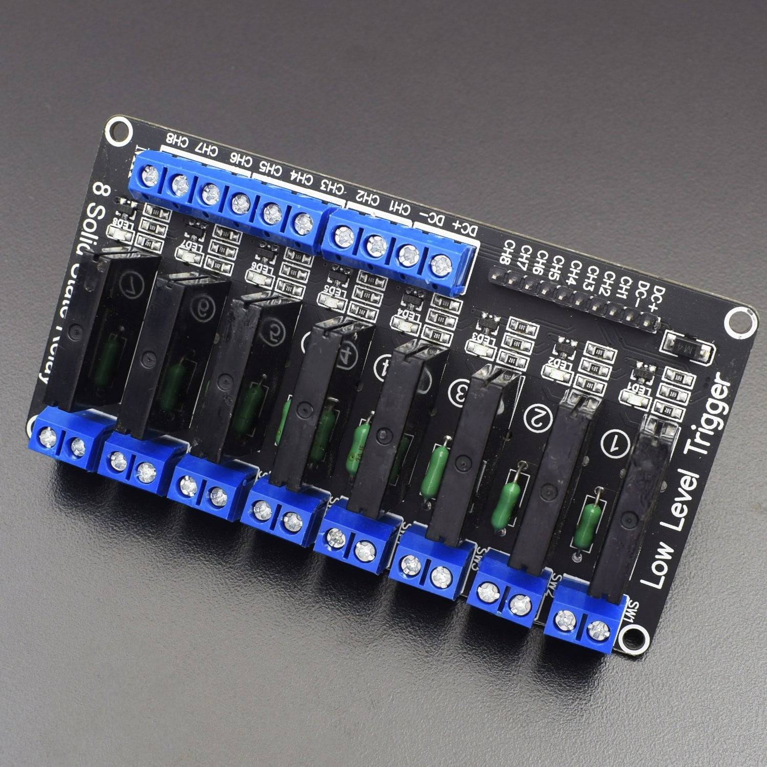5V 8 Channel Solid State Relay Module 5v Solid State Relay Low Level Trigger Solid State Relay Module - RS2356 - REES52