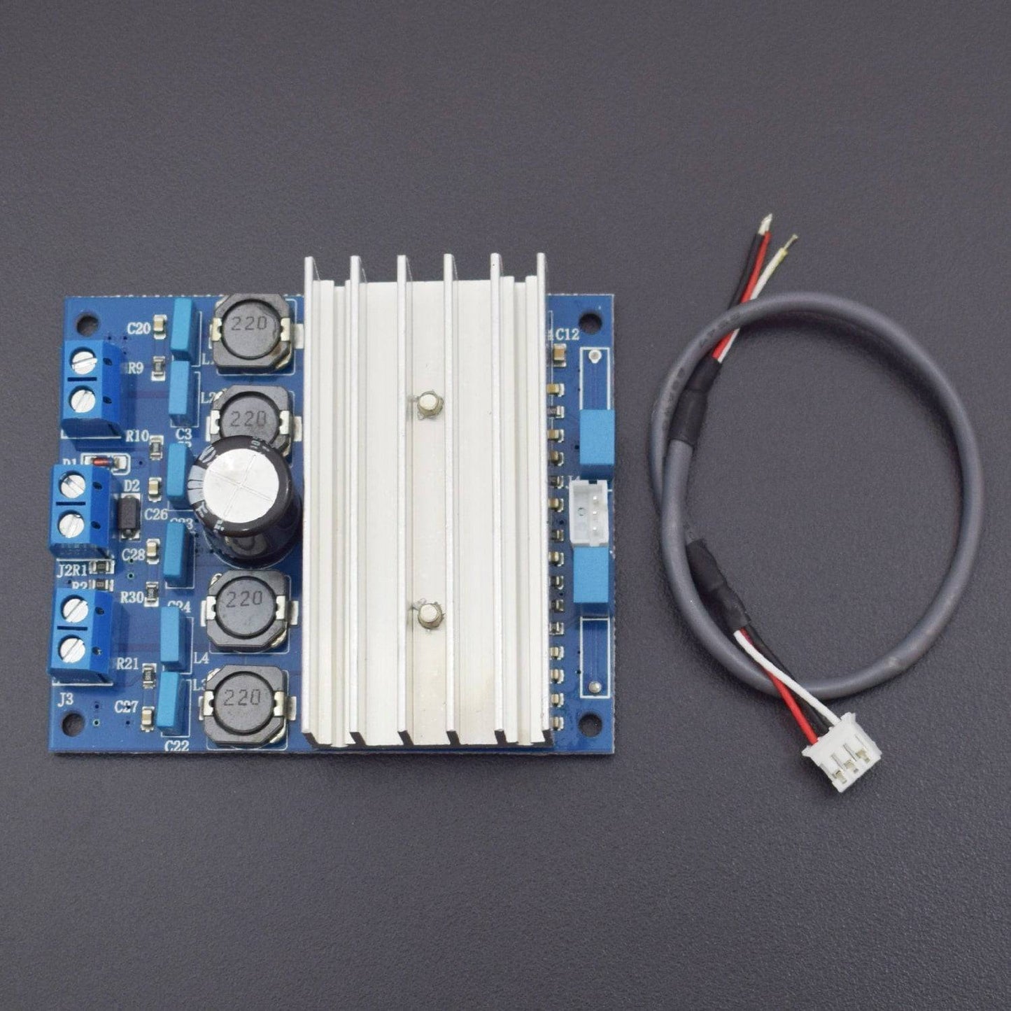 TDA7492 D Class High Power Digital Amplifier Board AMP Board 2X50W 100W Amplifier with Radiator-RS3443 - REES52