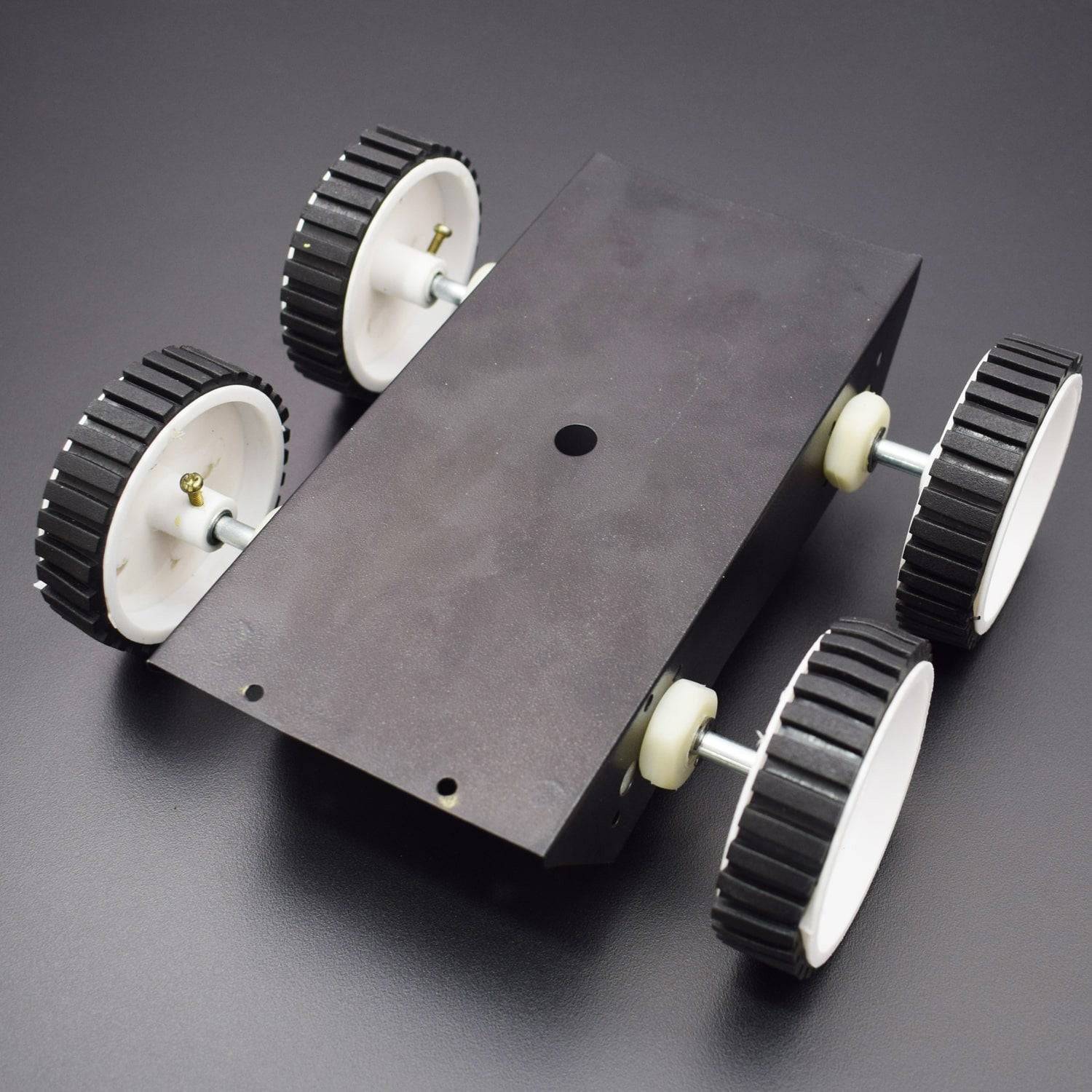 4 Wheel Robotic Platform DIY with DC gear motor, Chassis With Wheels - RS1056 - REES52